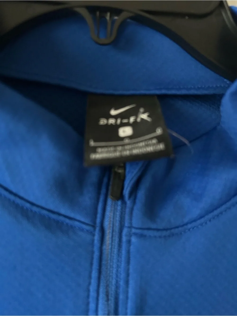 NWT- Nike Royal Blue & White Quarter-Zip Training Jacket
